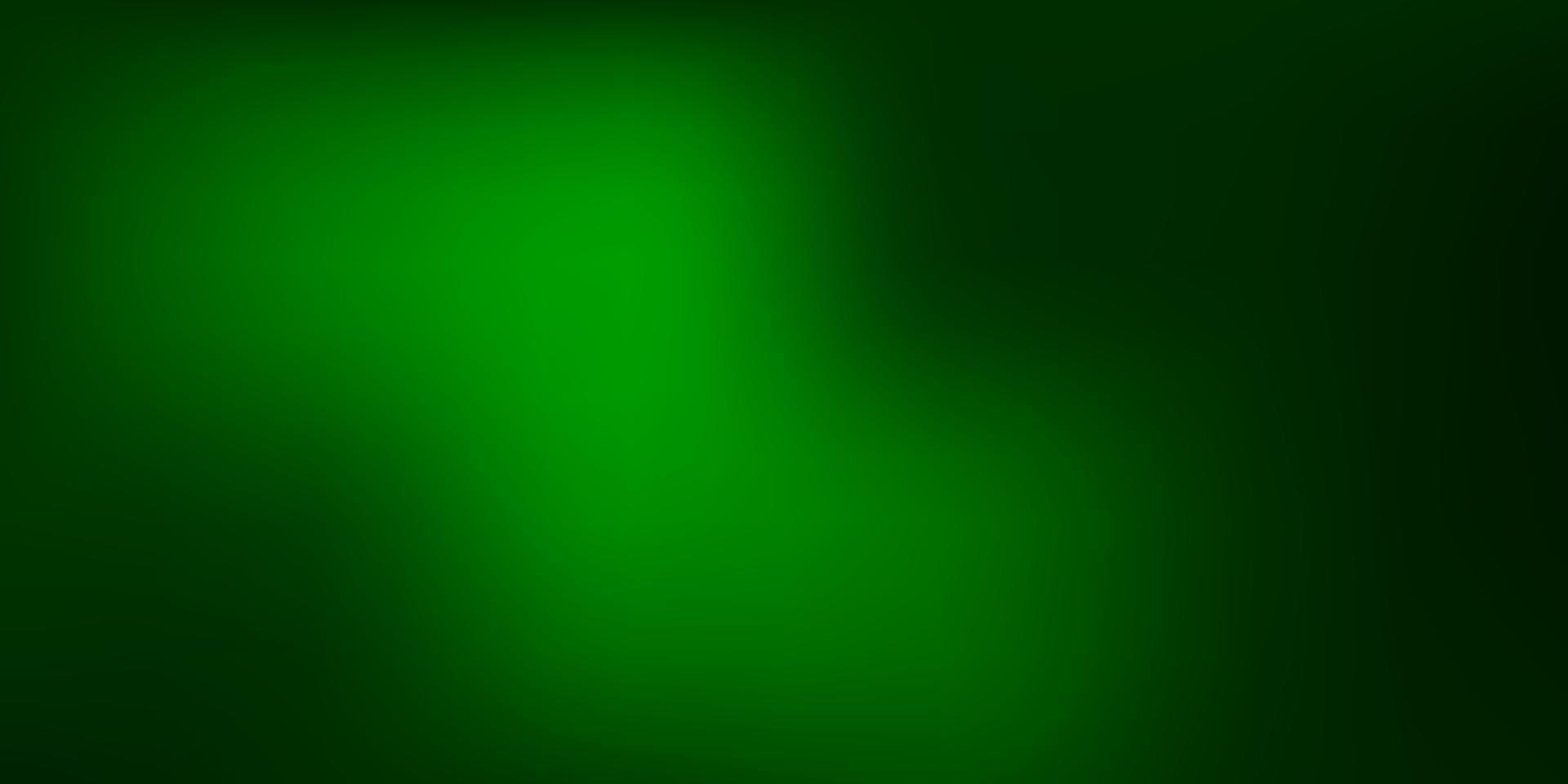 Dark Green vector abstract blur backdrop.