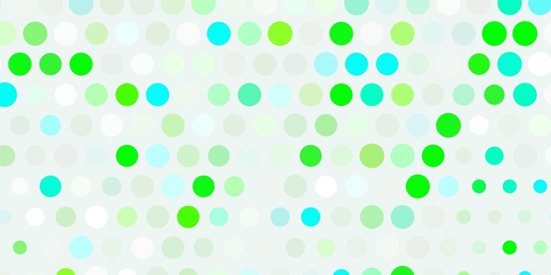 Light green vector template with circles.