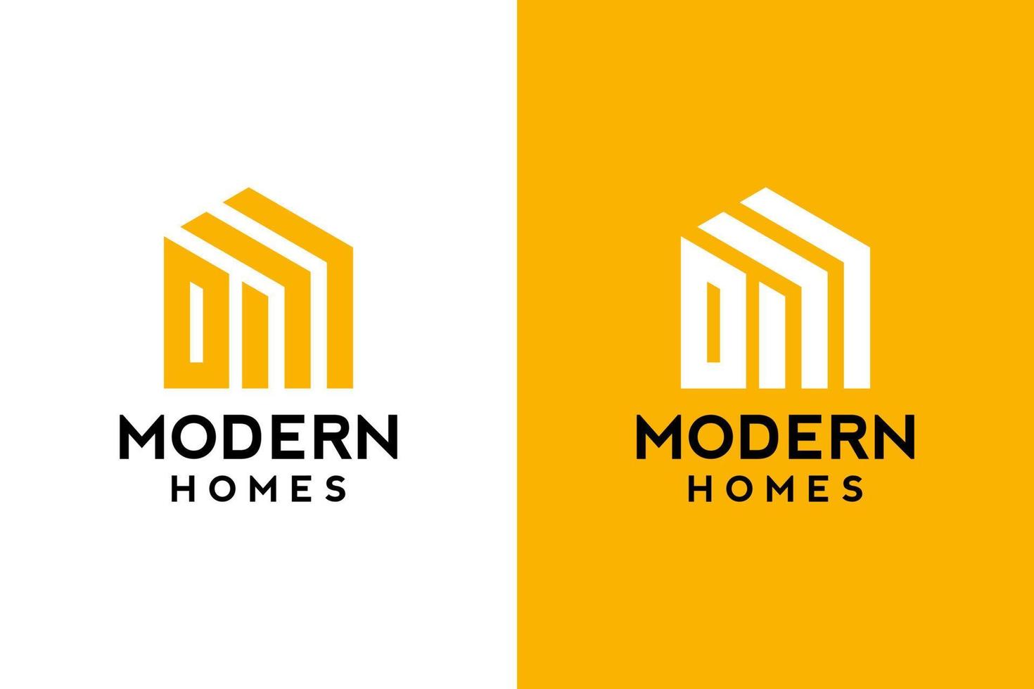 Logo design of I in vector for construction, home, real estate, building, property. Minimal awesome trendy professional logo design template on double background.