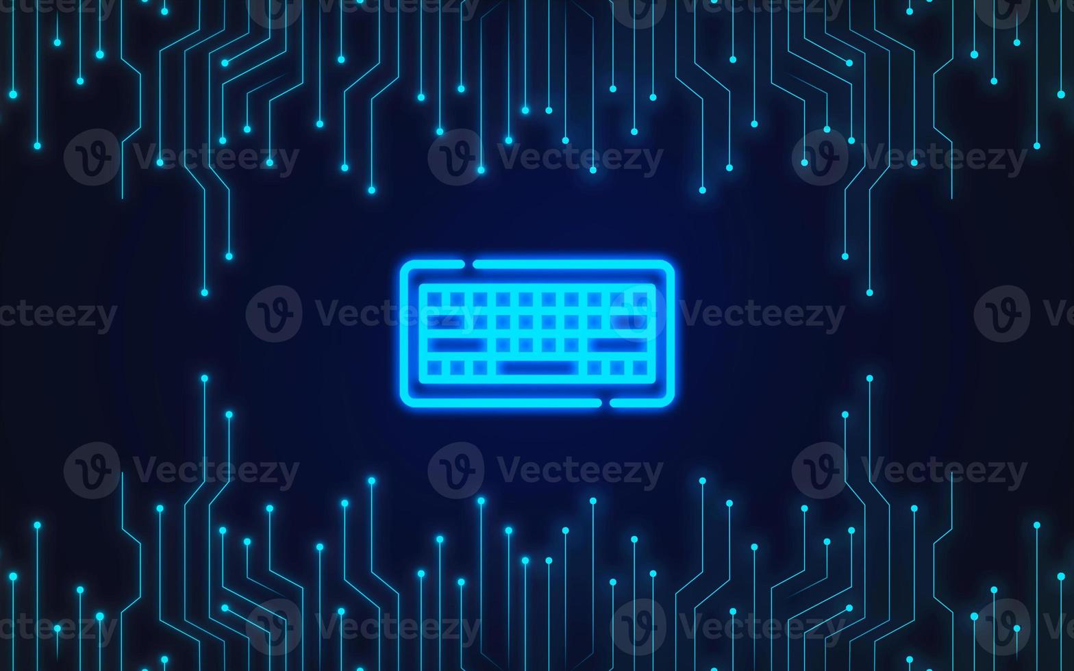Work on the Internet. A modern approach to remote work and coding. Keyboard symbol. photo