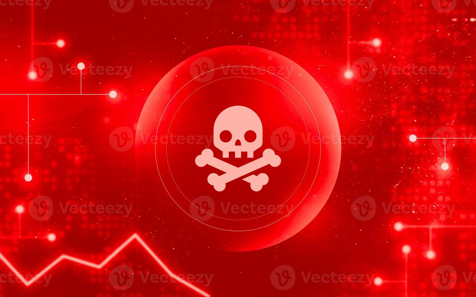 rincones peligrosos de Internet. alto riesgo de ataques de piratas informáticos. foto