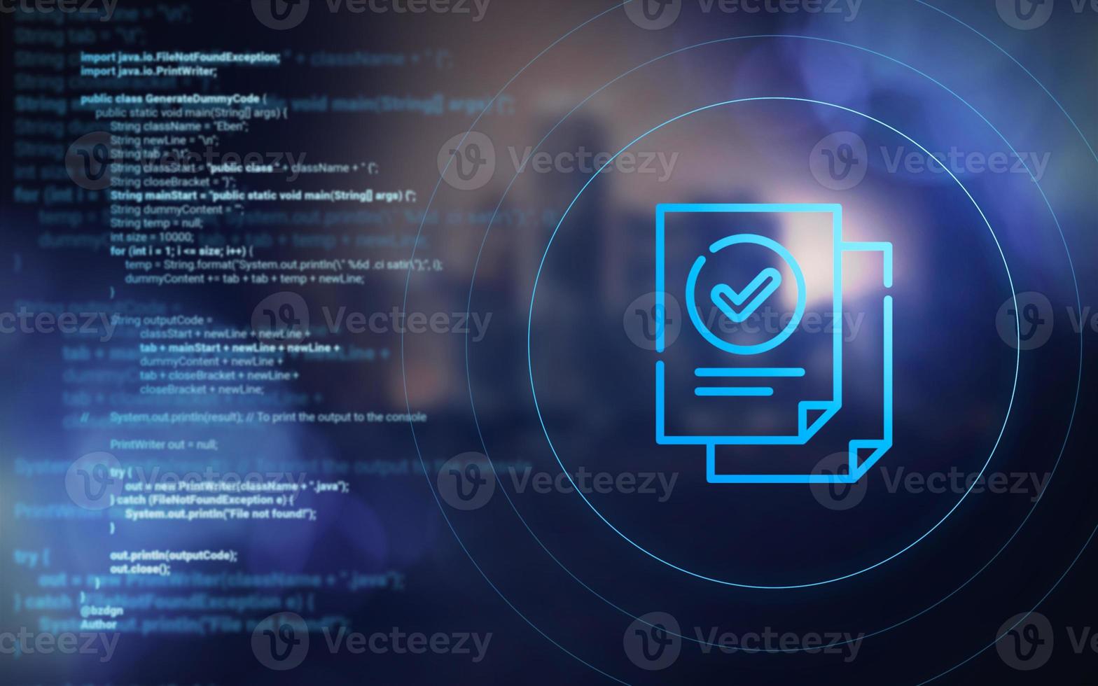 Approved files hosted on the web. Personal data on the Internet. photo