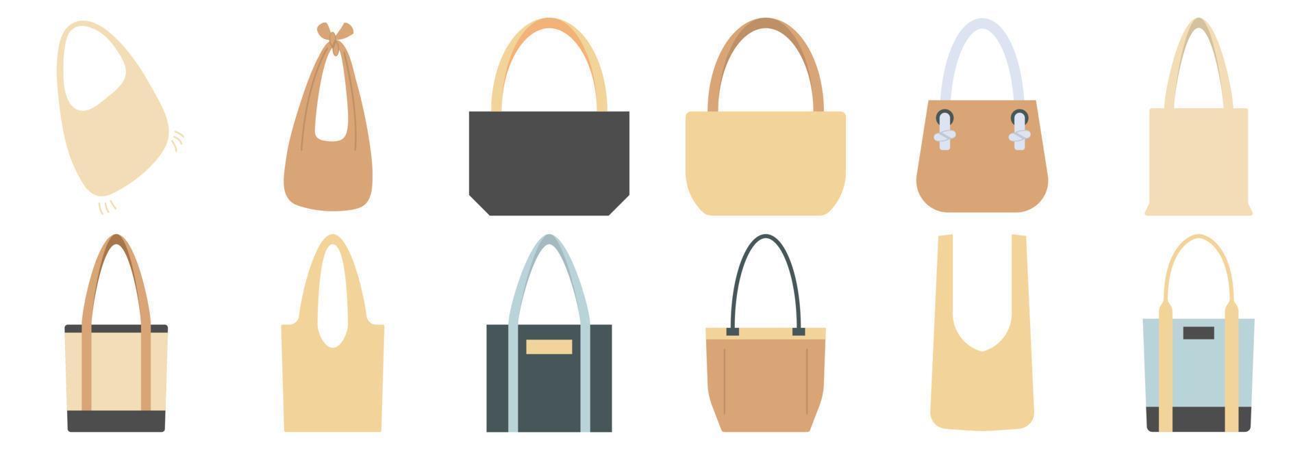 Tote bag element design. vector