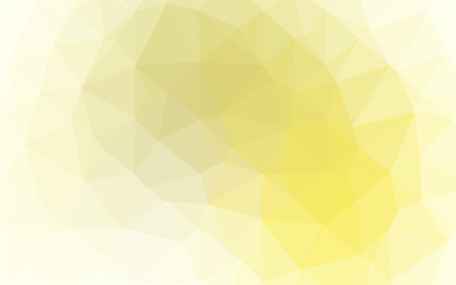 Light Yellow, Orange vector polygon abstract layout.