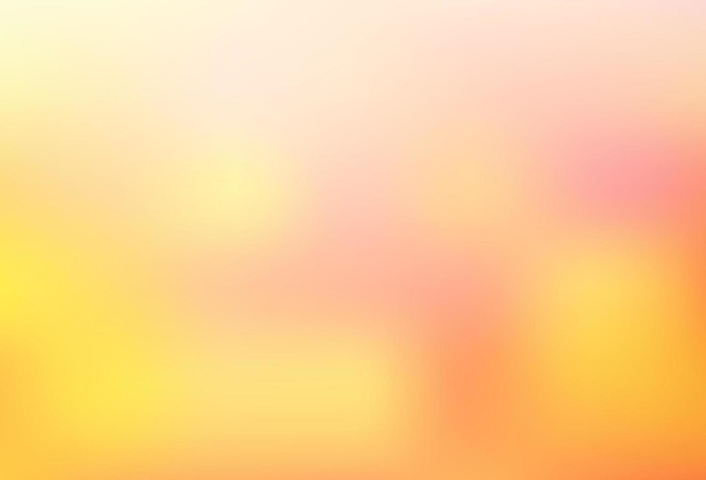 Light Yellow, Orange vector bokeh pattern.