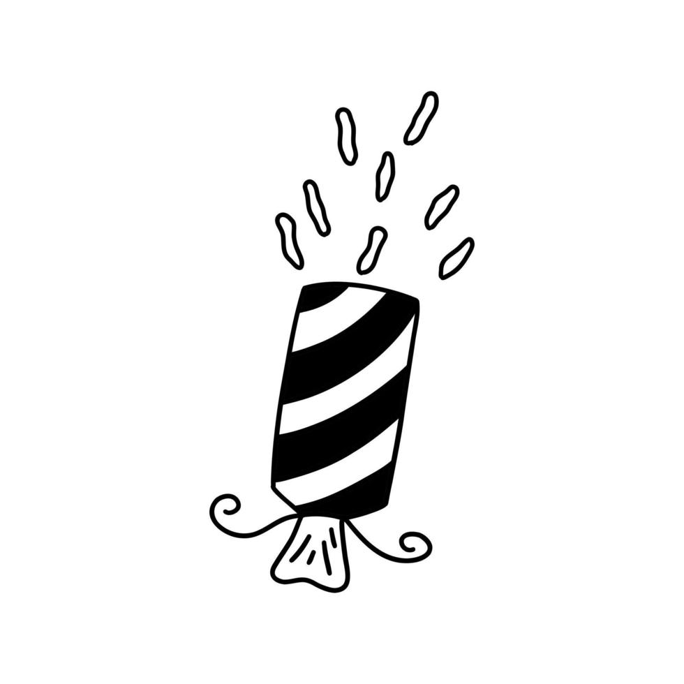 New Years, Christmas or just festive clapperboard. Vector