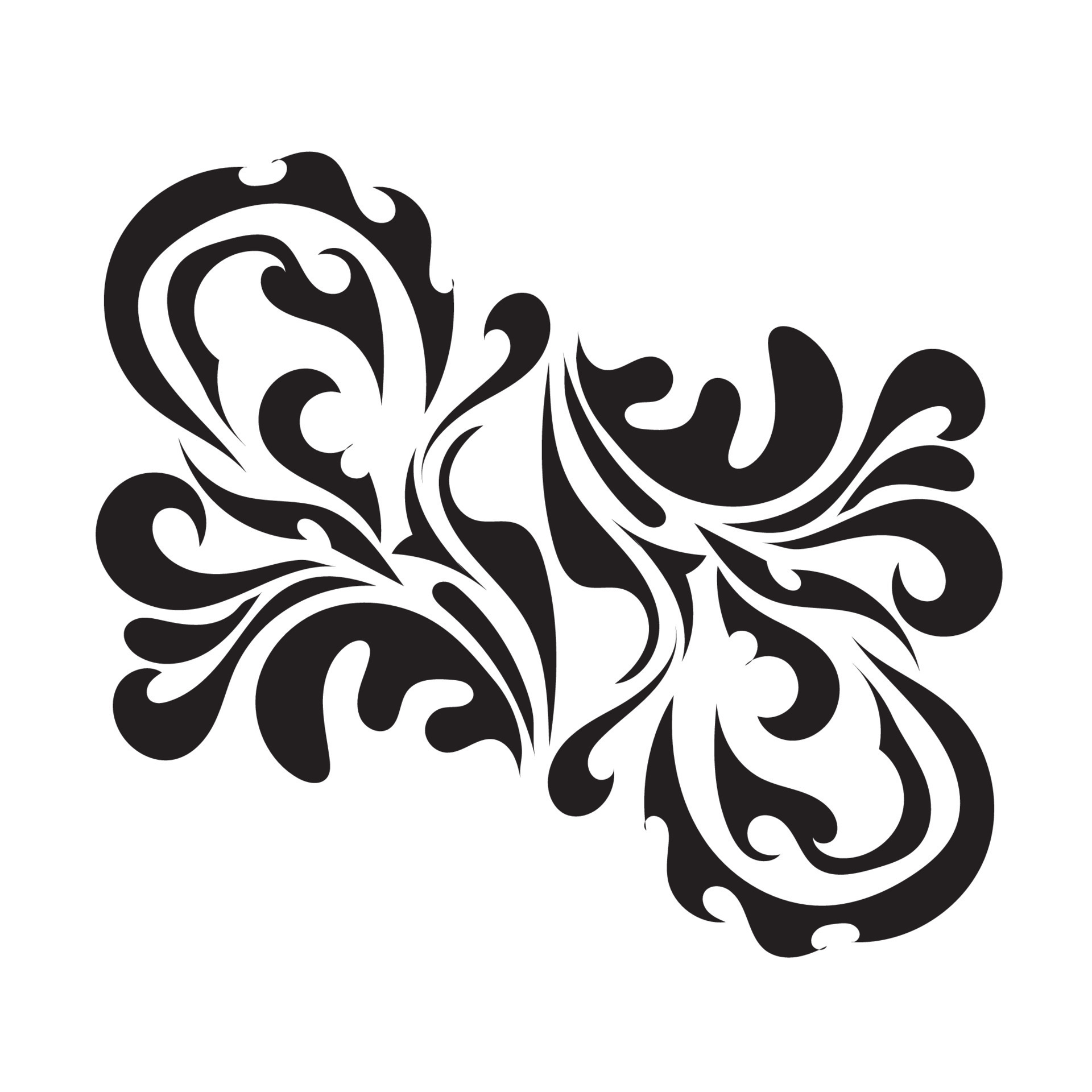 Vector Of Floral Swirl Elements For Design Calligraphic Vignette Vector Of Floral Swirl Elements For Design Calligraphic Vignette