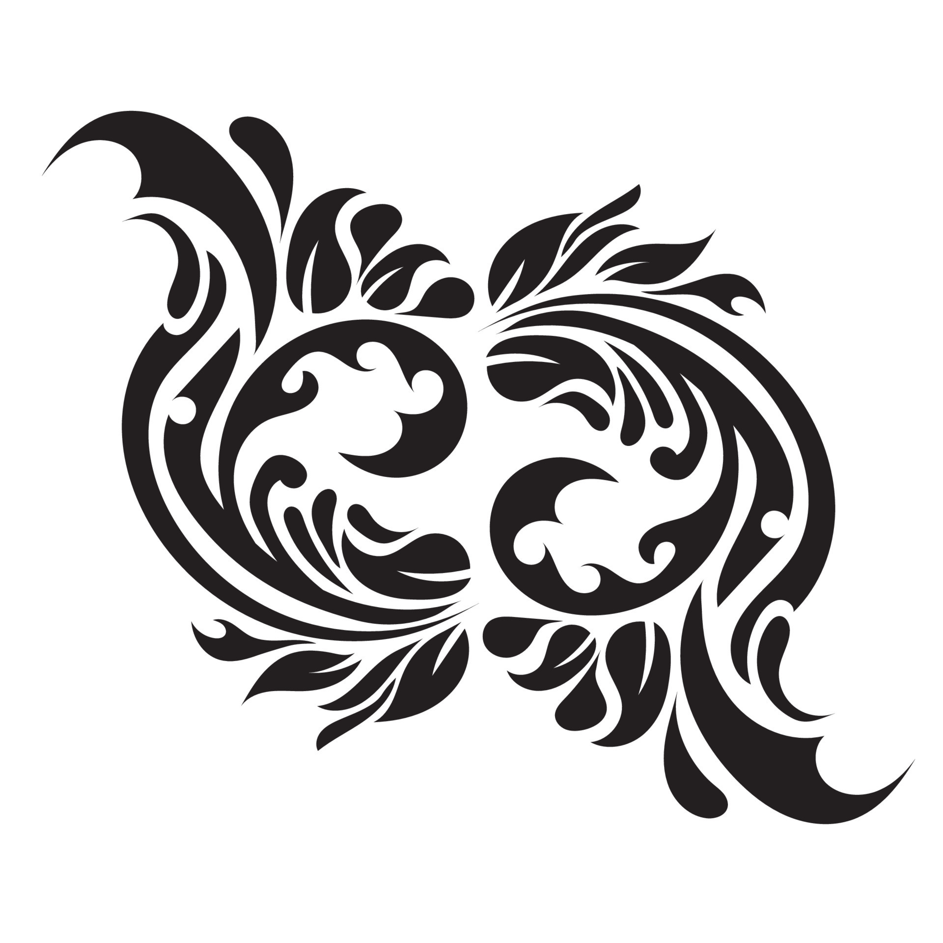 Vector Of Floral Swirl Elements For Design Calligraphic Vignette Vector Of Floral Swirl Elements For Design Calligraphic Vignette