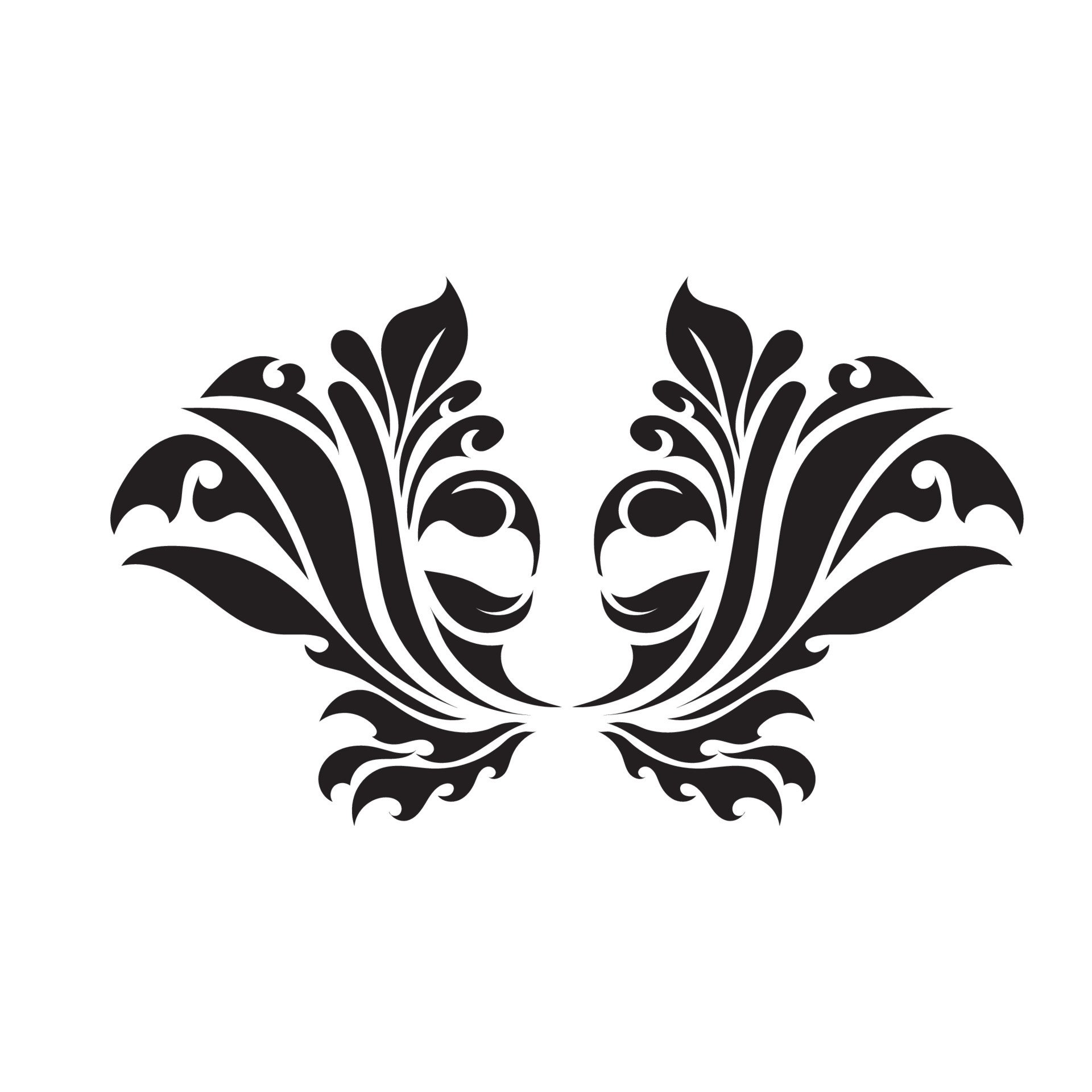 Vector Of Floral Swirl Elements For Design Calligraphic Vignette Vector Of Floral Swirl Elements For Design Calligraphic Vignette