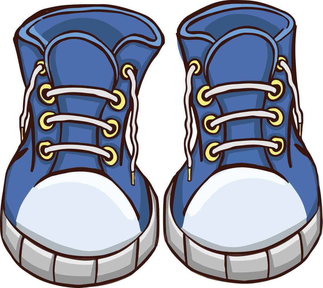 Symbol of sneakers sneakers sports shoes at different angles vector