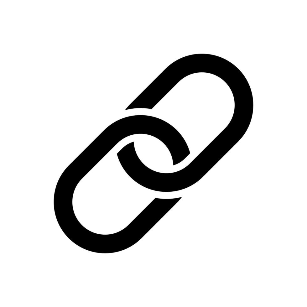 Chain link icon vector isolated 15021424 Vector Art at Vecteezy