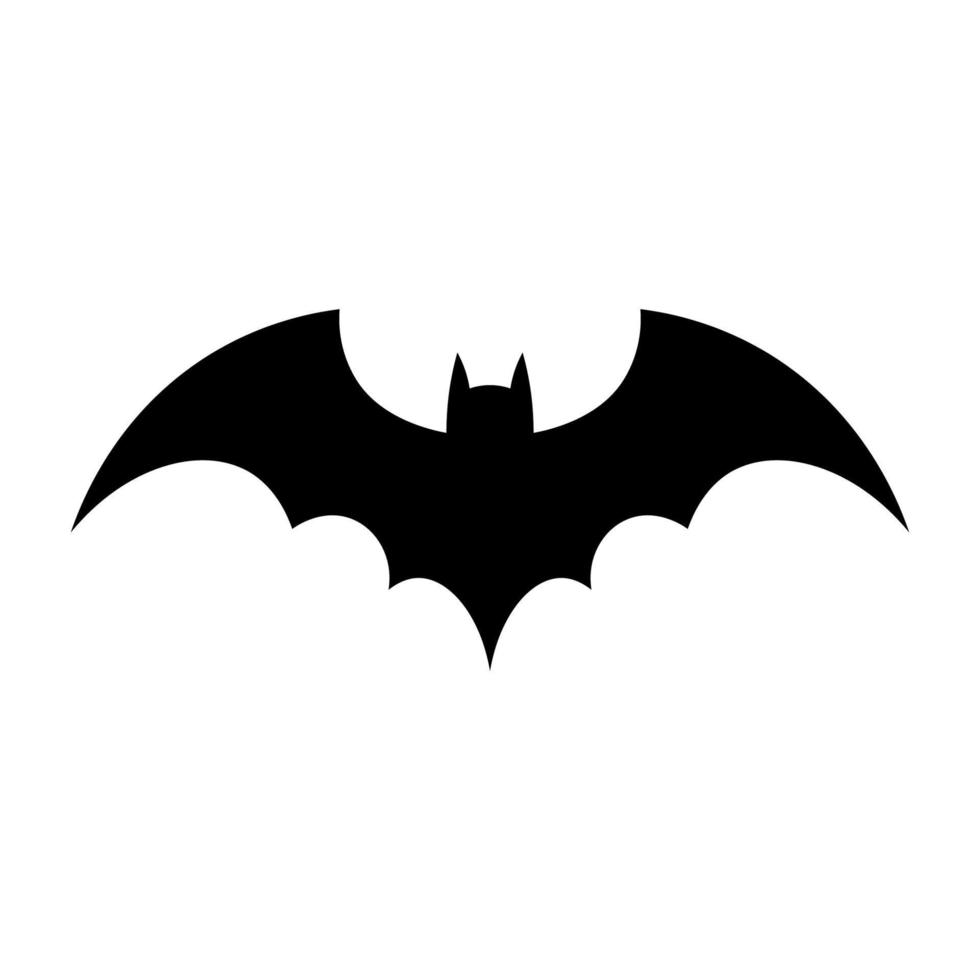 Bat vector isolated on white background
