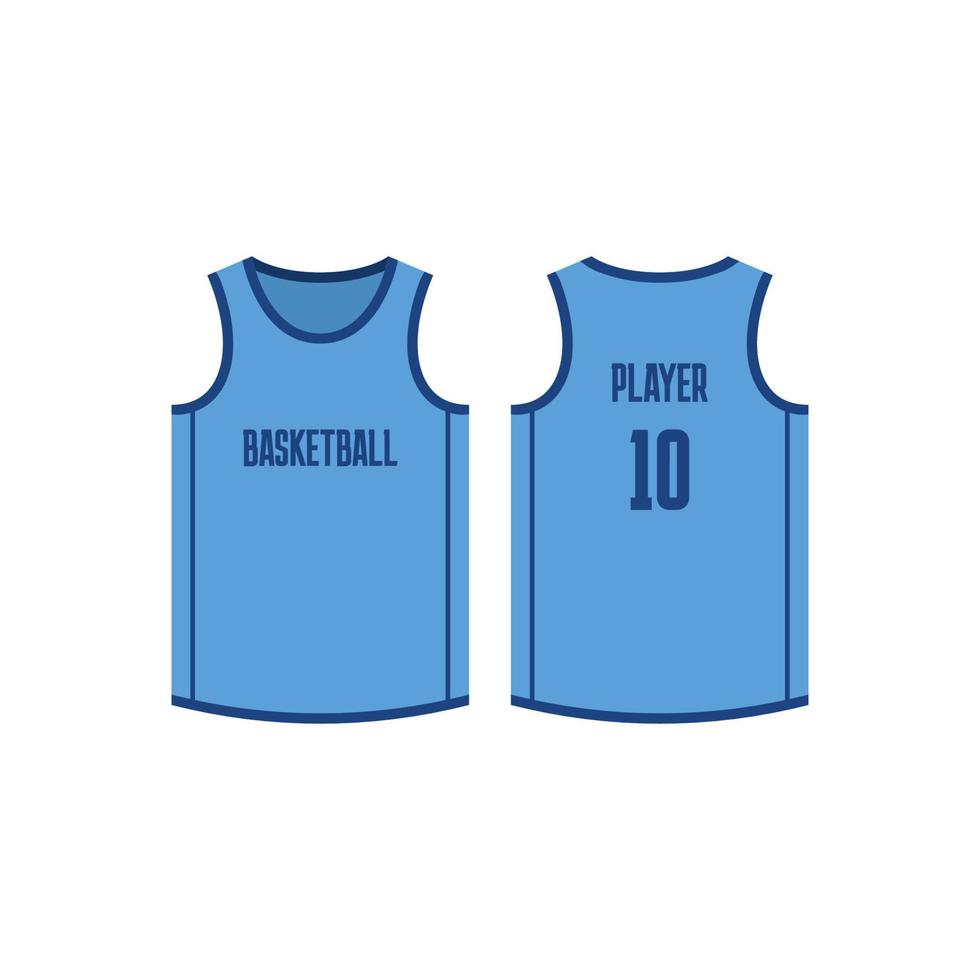 Basketball jersey flat design art vector