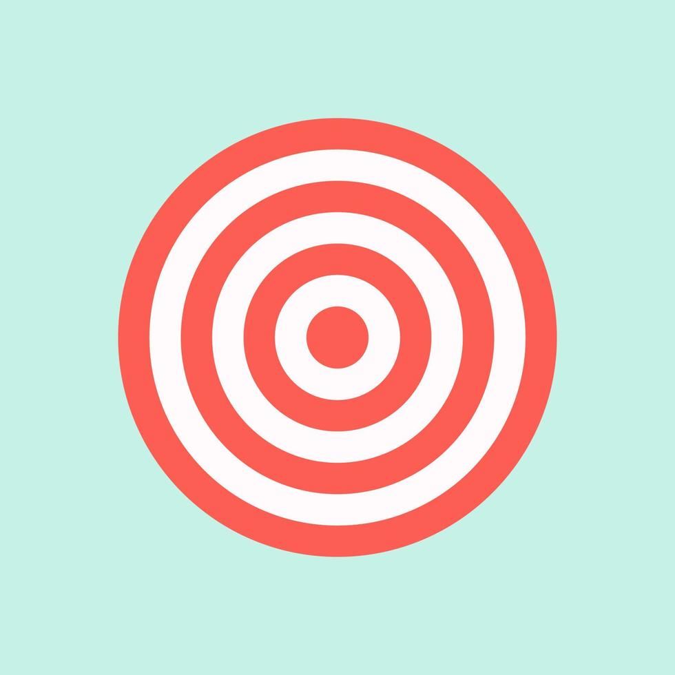 Target archery vector isolated