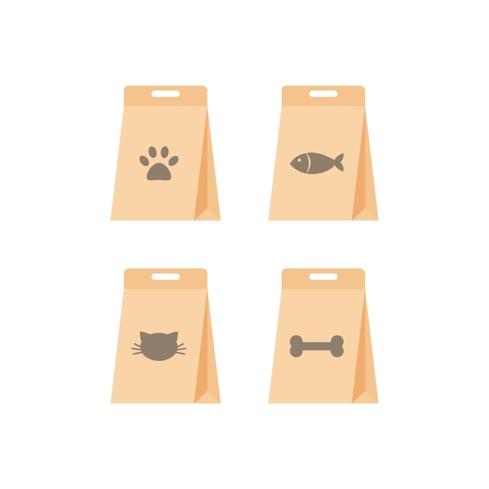 Pet food package vector isolated 15021457 Vector Art at Vecteezy