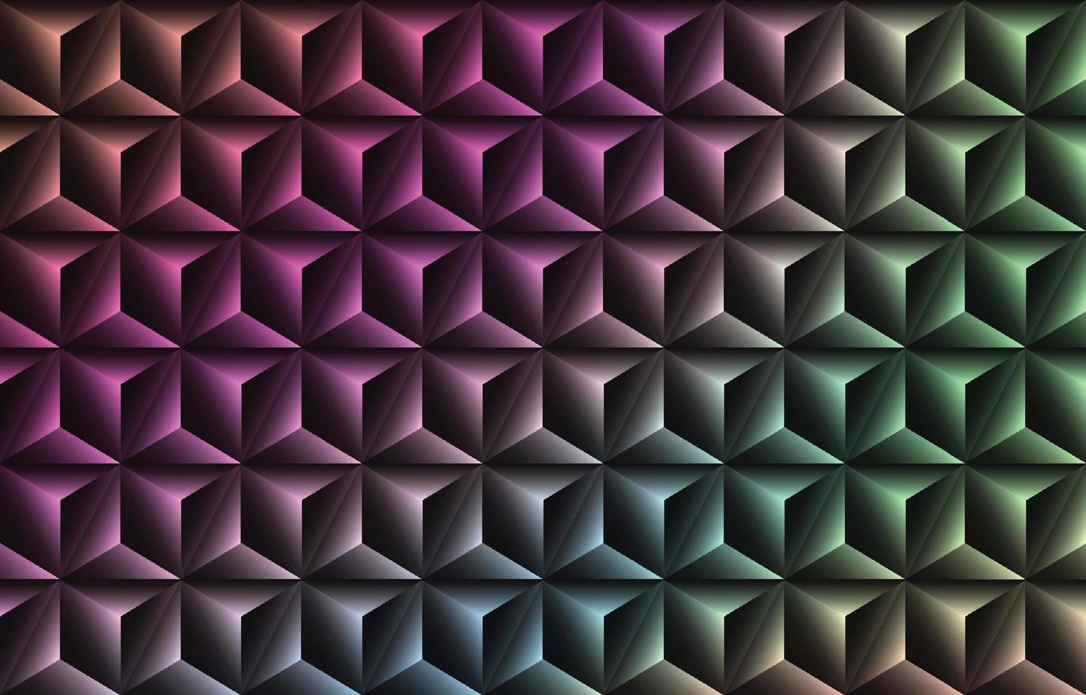 Rainbow Triangular Background vector