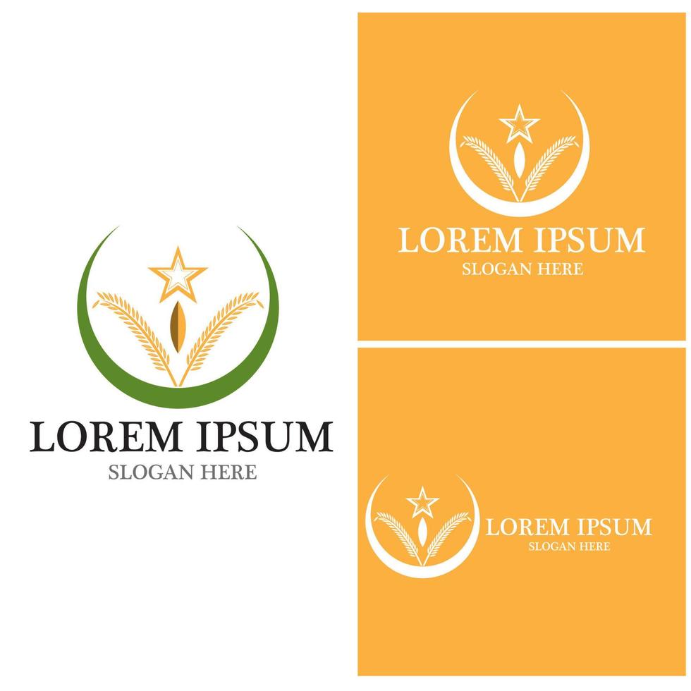 Agriculture icon and symbol vector template