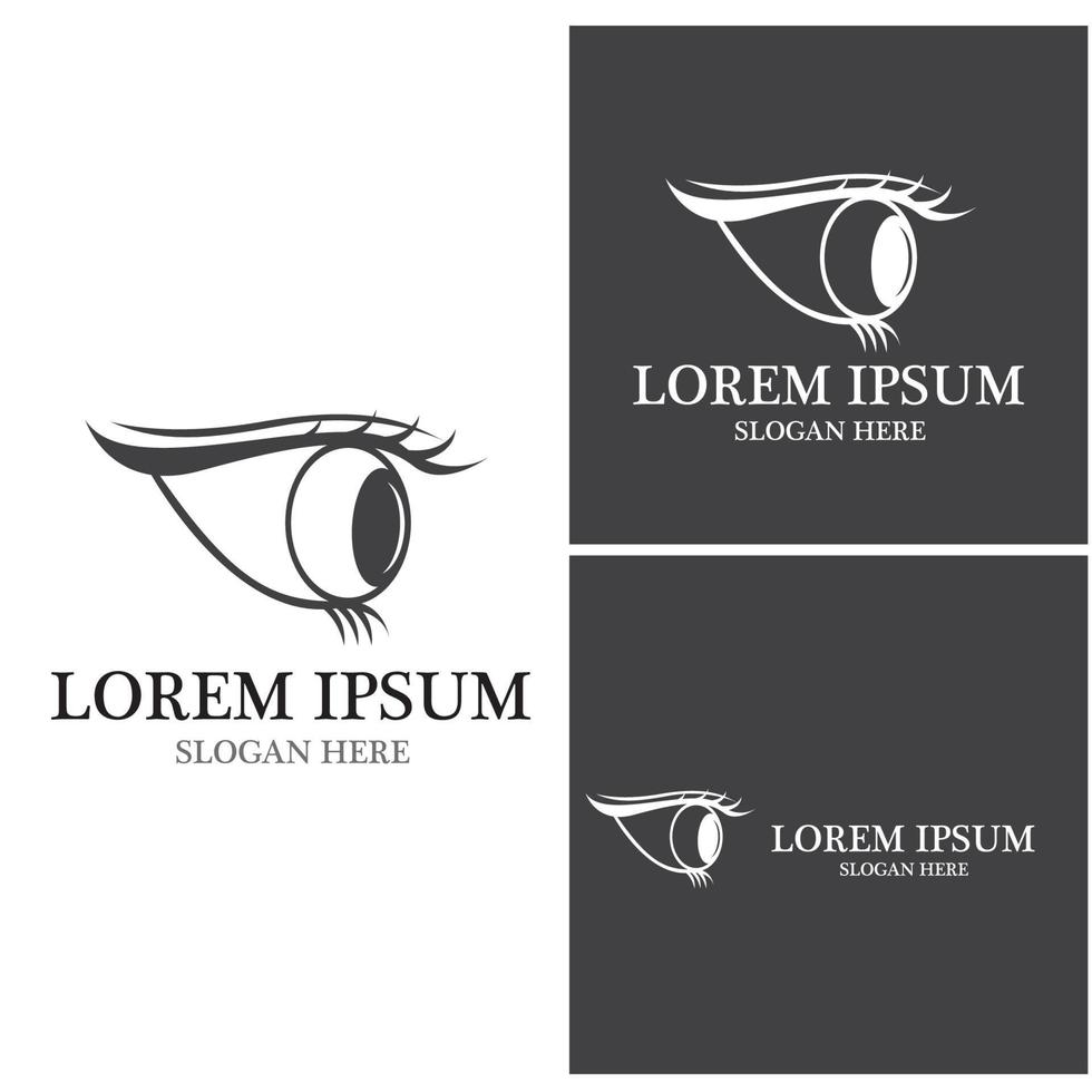 Eye Care vector logo design