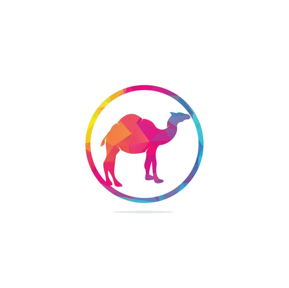 Camel logo template vector icon illustration design