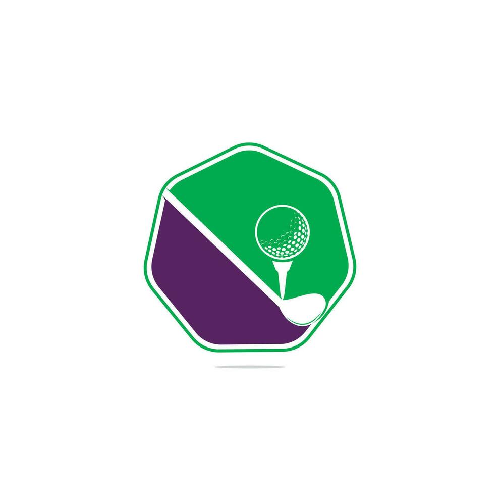Golf club logo design. Golf championship or golf tournament sign. vector