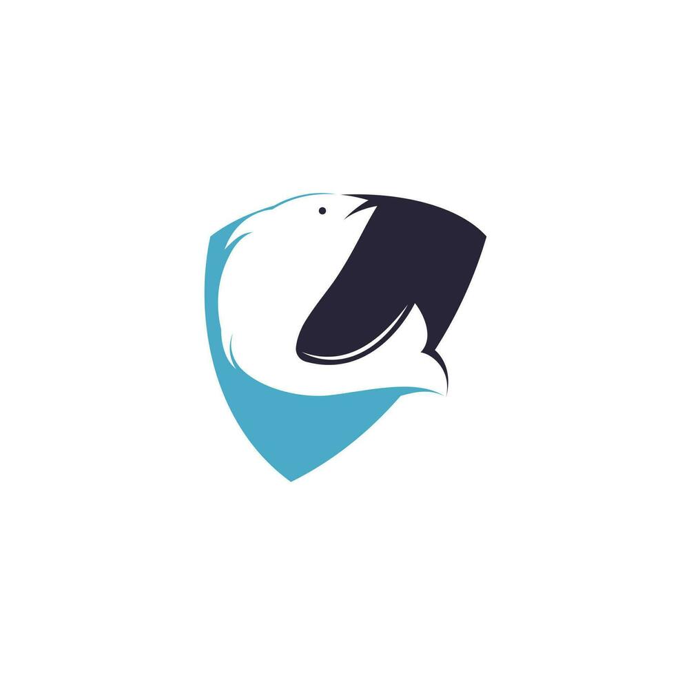 diseño de logotipo de vector de pescado. concepto de logotipo de pesca.
