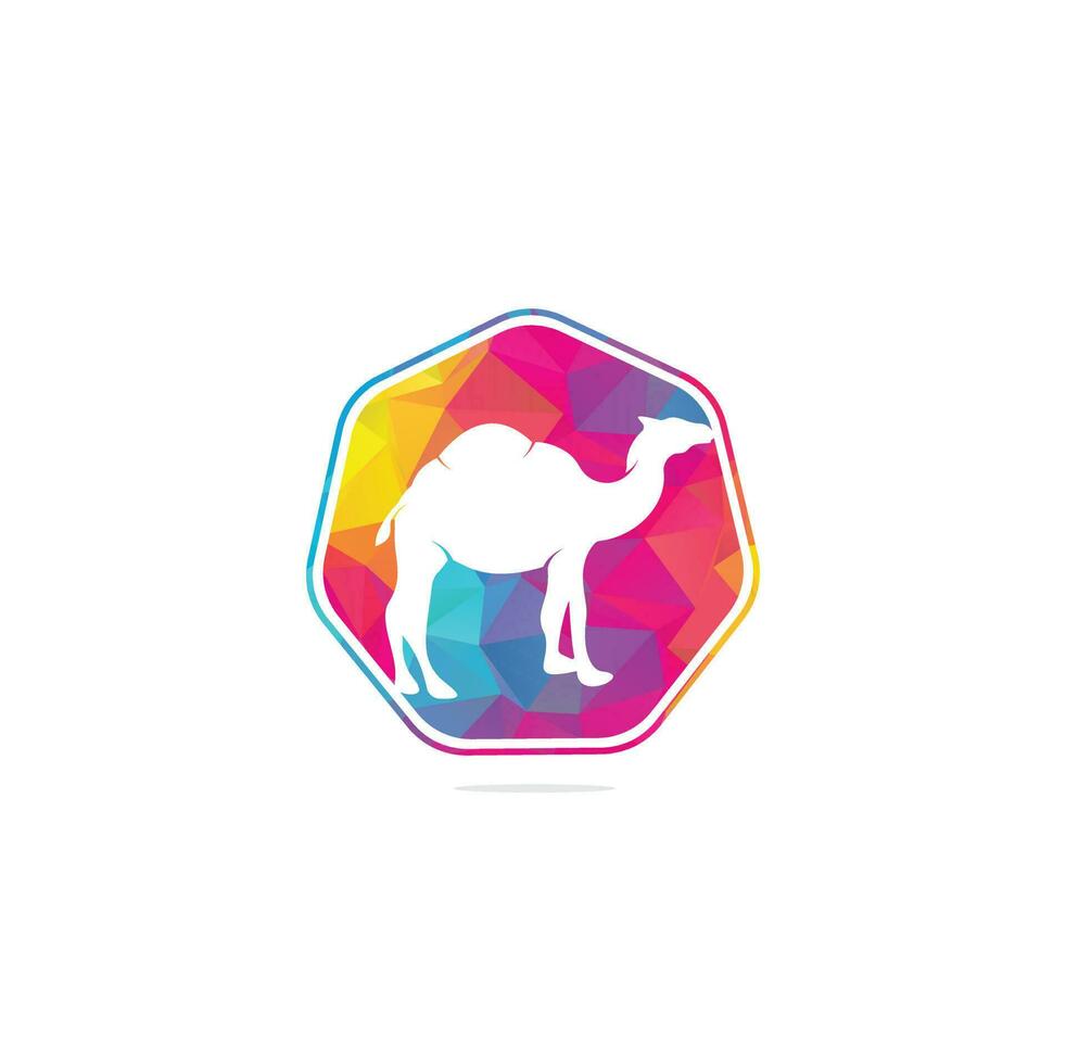 Camel logo template vector icon illustration design