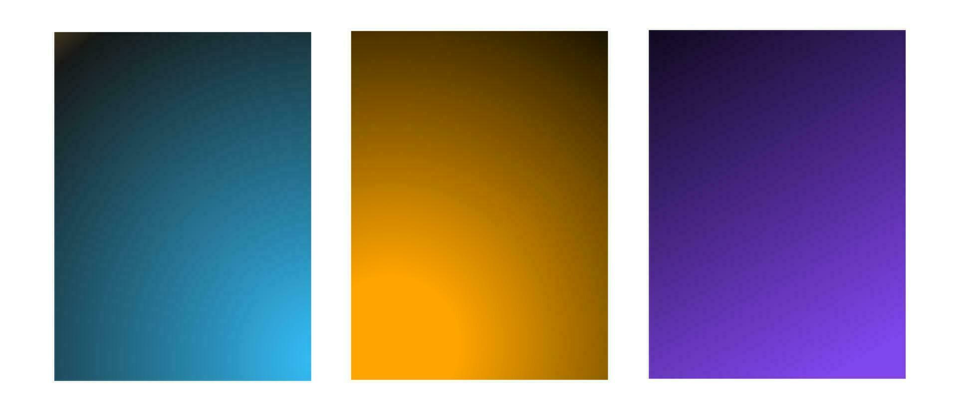 Set Of Colorful Gradient Background. Suitable For Banner, Ads, Social Media Post, and Wallpaper. vector