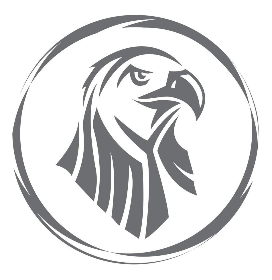 Eagle head symbol vector