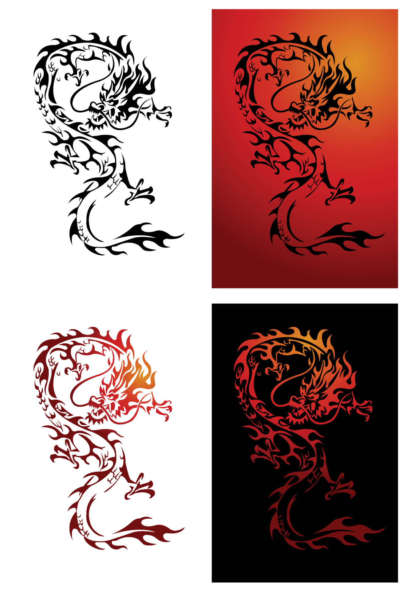 Dragon Illustrator vector 15025222 Vector Art at Vecteezy