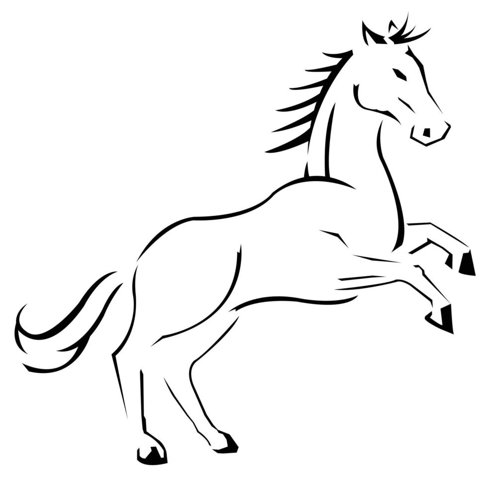 Horse vector illustration
