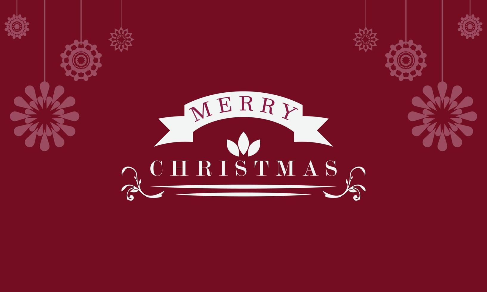 Merry christmas background vector image