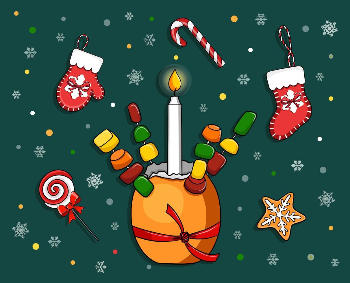 Christingle symbol tradition of celebrating Christmas in Britain