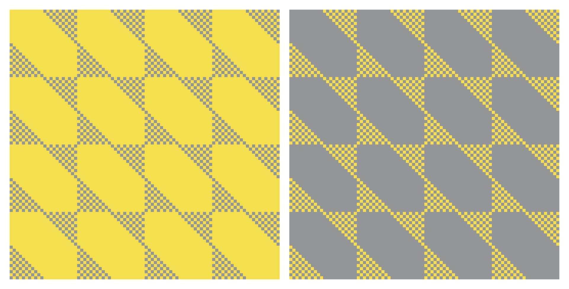 patrón a cuadros forma hexagonal punto de píxel diagonal vector