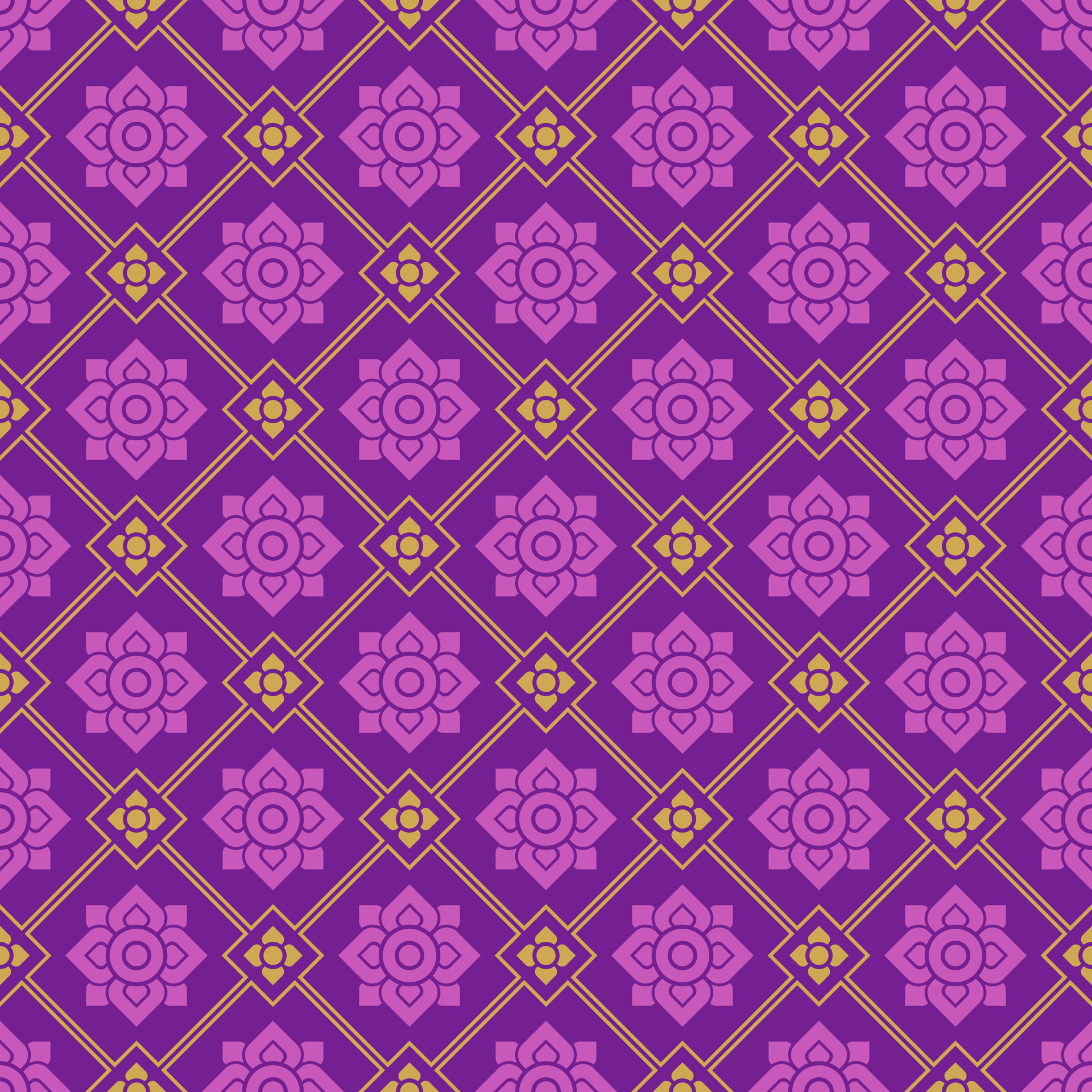 Modern Thai Style Art Pattern Background With Diamond Shape 15025685