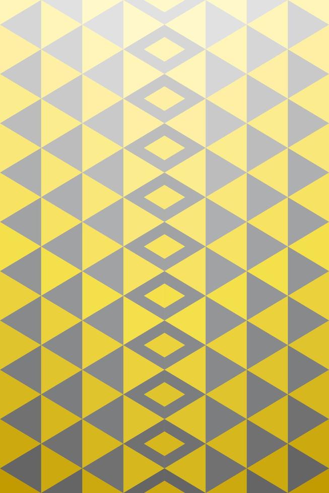 Triangle Shape Pattern Yellow Gray Gradient Abstract Background vector