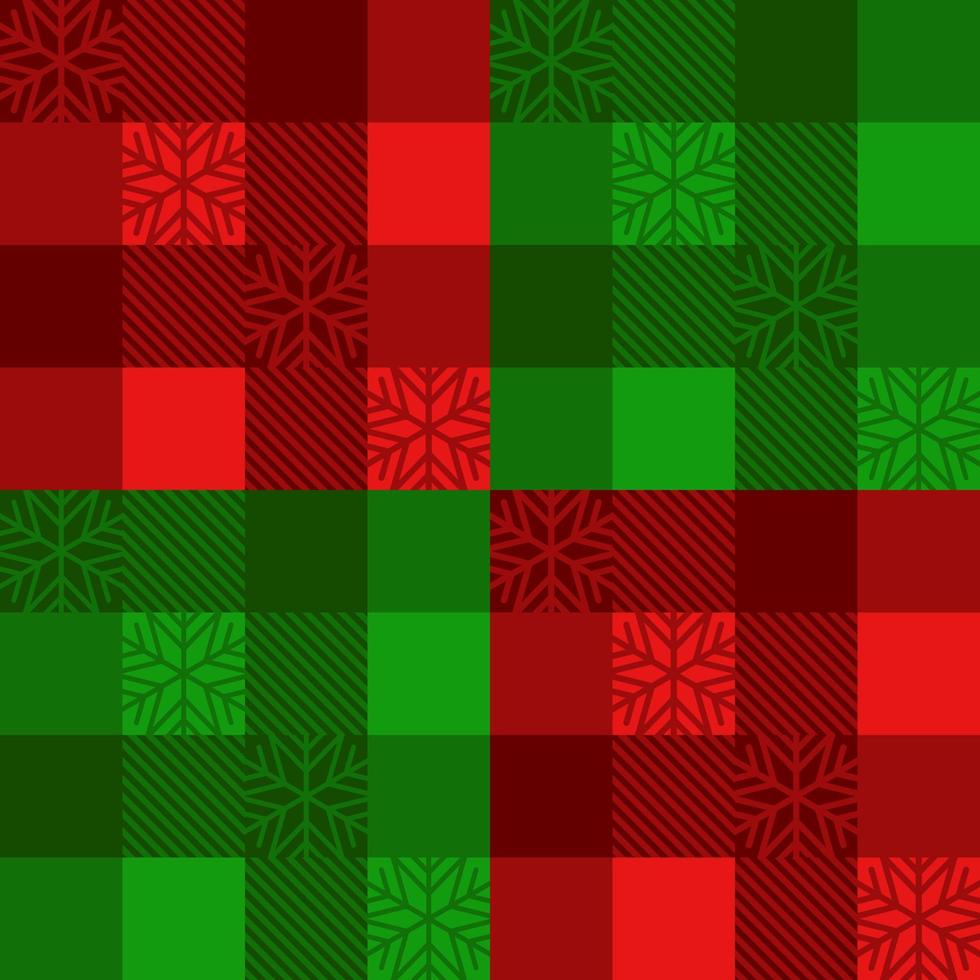 Tartan Background Pattern Red Green Seamless 15025710 Vector Art at