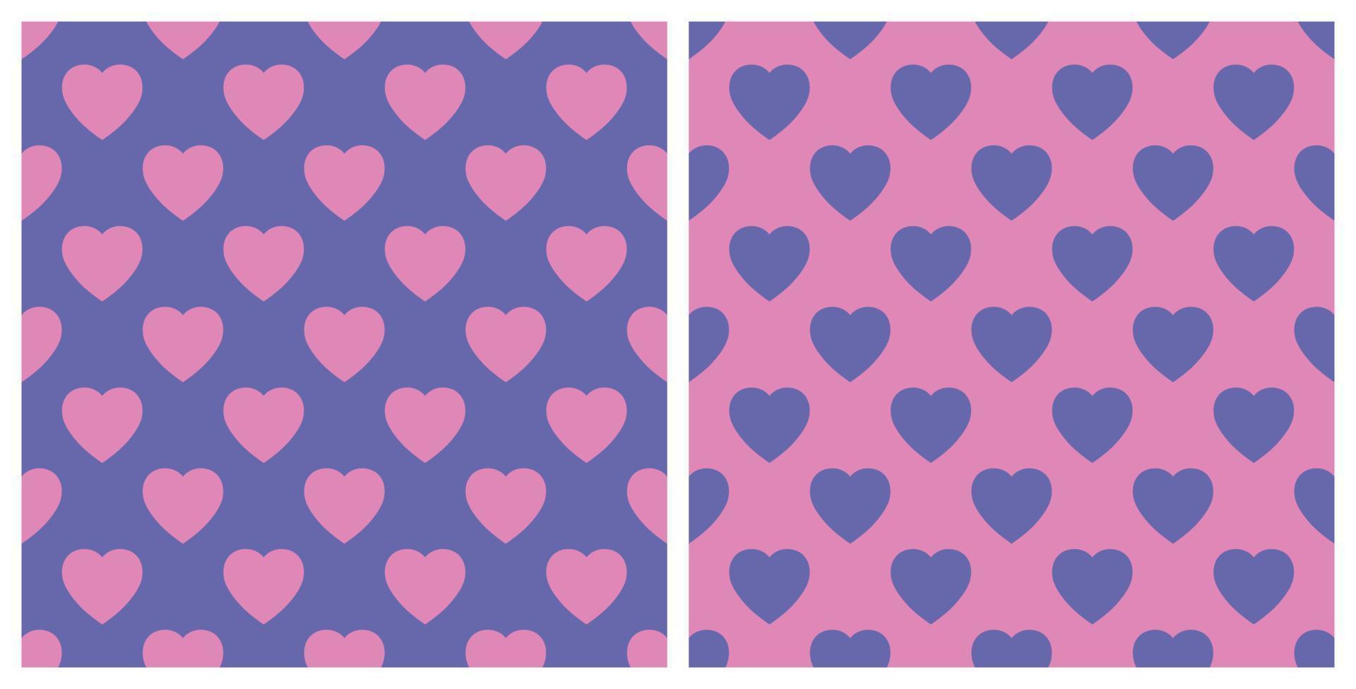 Background Pattern Seamless Heart Shape vector