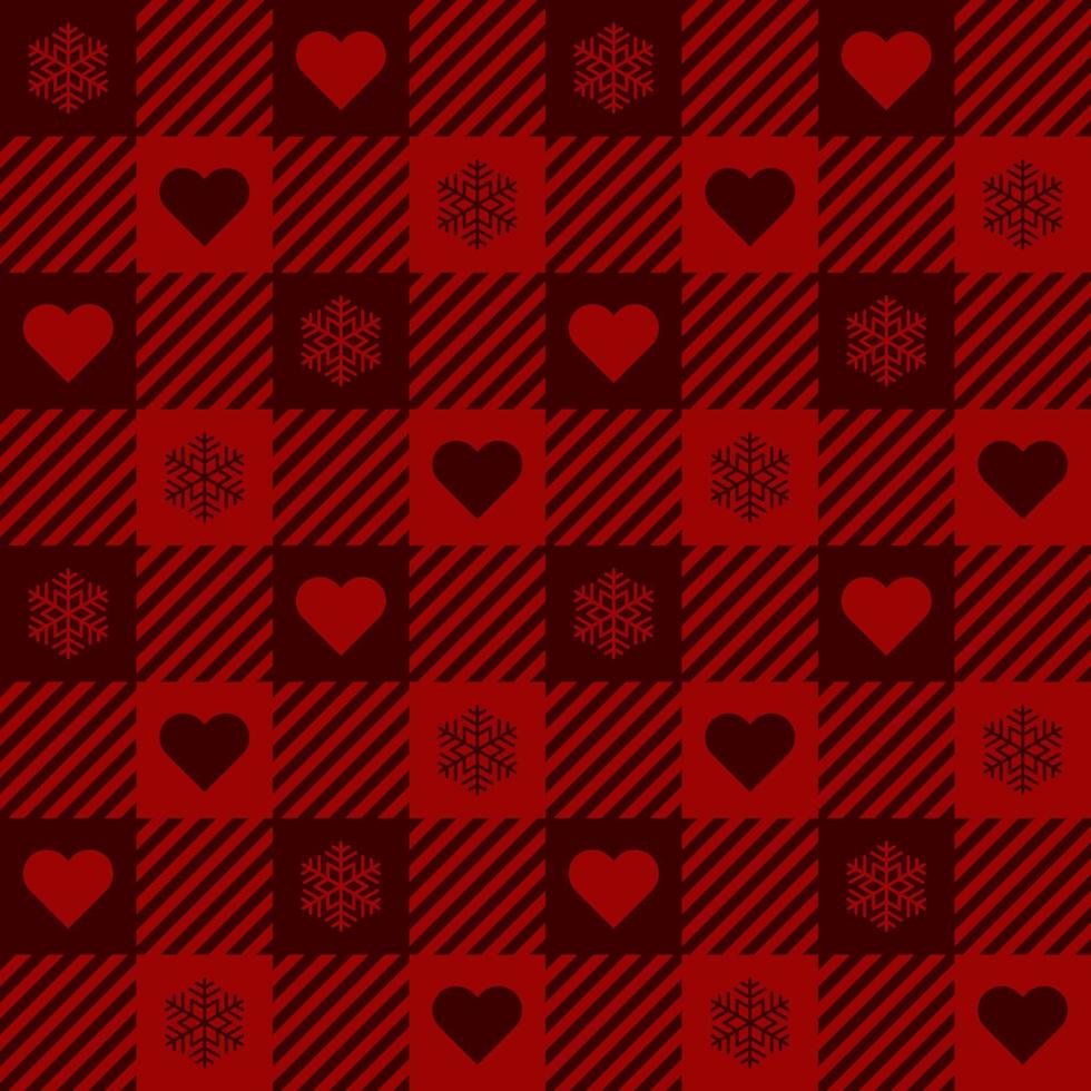 Red Tartan Background Pattern vector