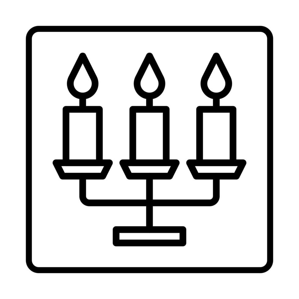 Candle Icon. Social media sign icons. Vector illustration isolated for graphic and web design.