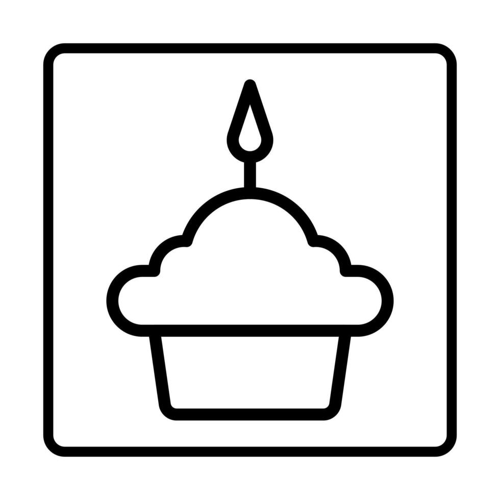 Cake Icon. Social media sign icons. Vector illustration isolated for graphic and web design.