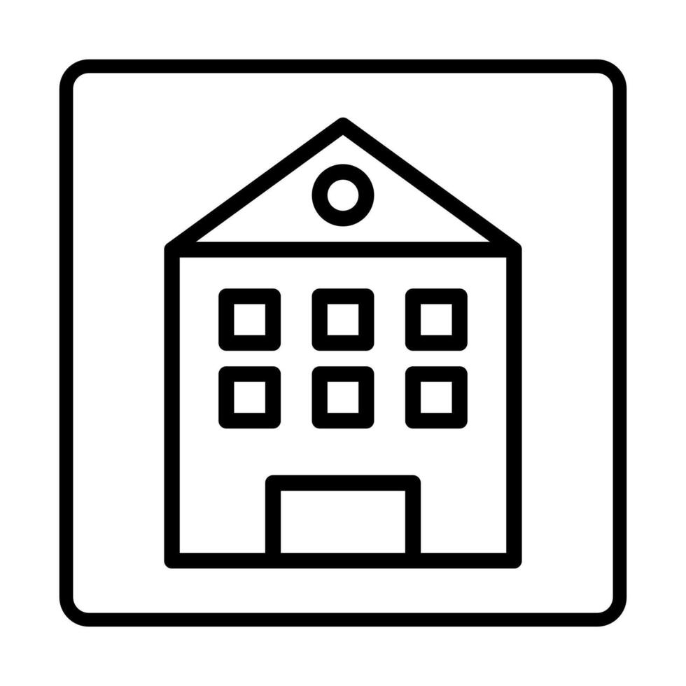 Building Icon. Social media sign icons. Vector illustration isolated for graphic and web design.