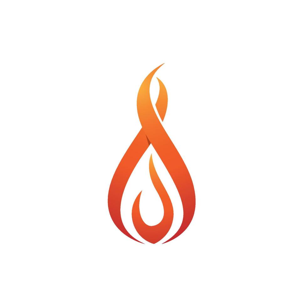 Fire flame logo vector