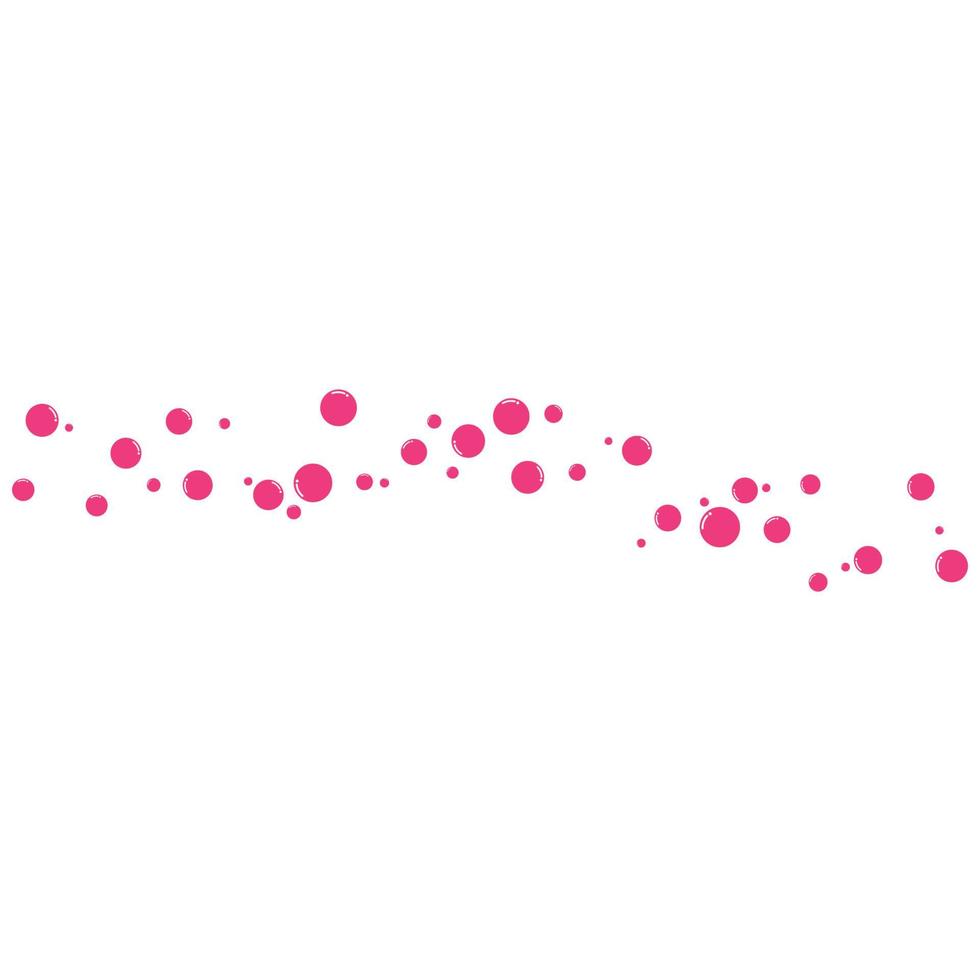Abstract Bubbles vector symbol icon illustration
