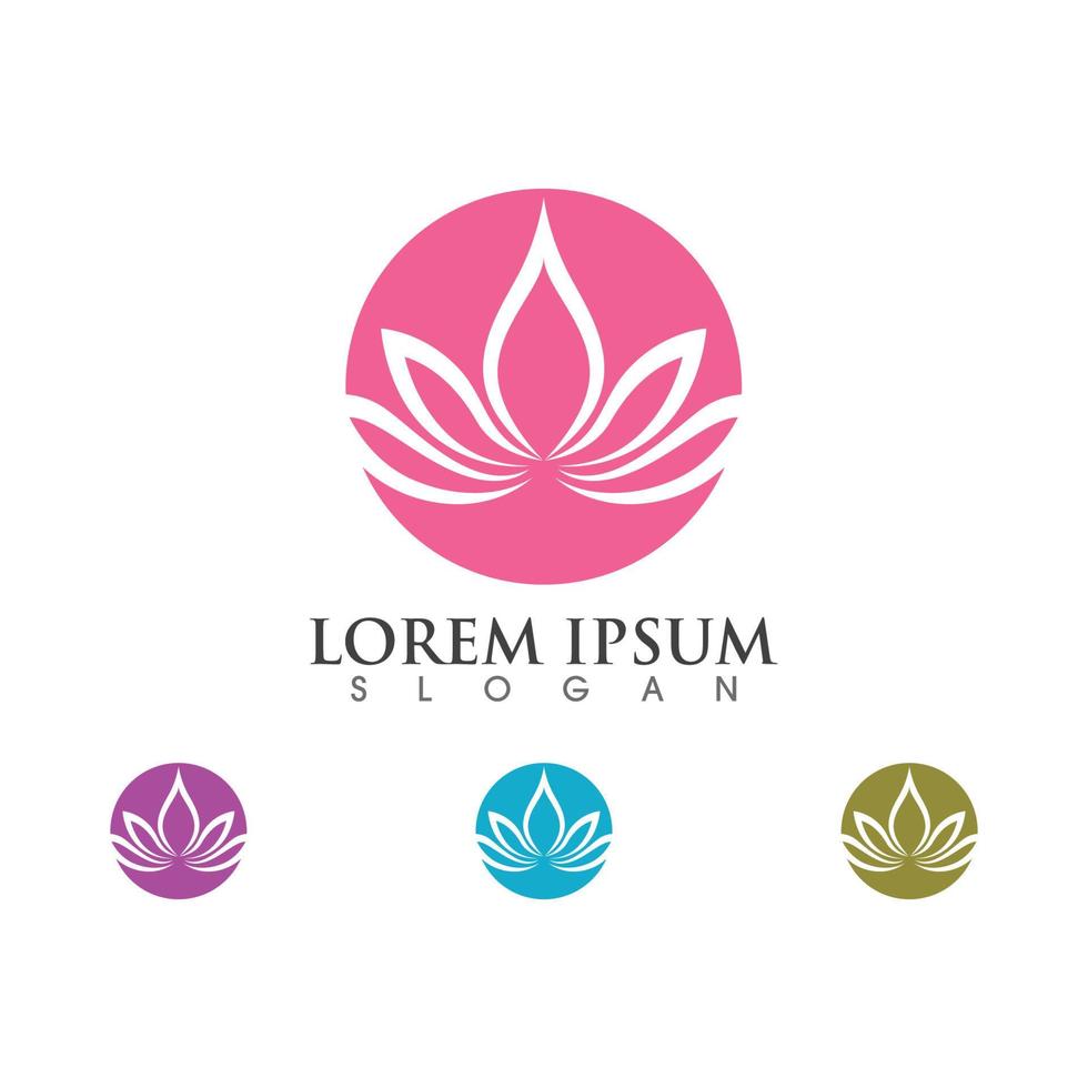 Beauty Vector lotus icon