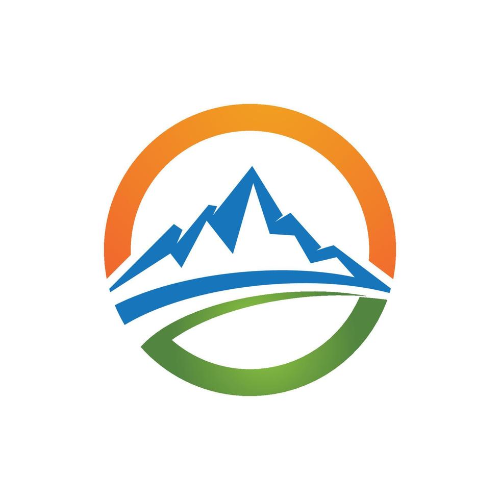 Mountain icon Logo vector