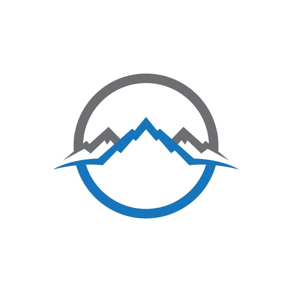 Mountain icon Logo vector