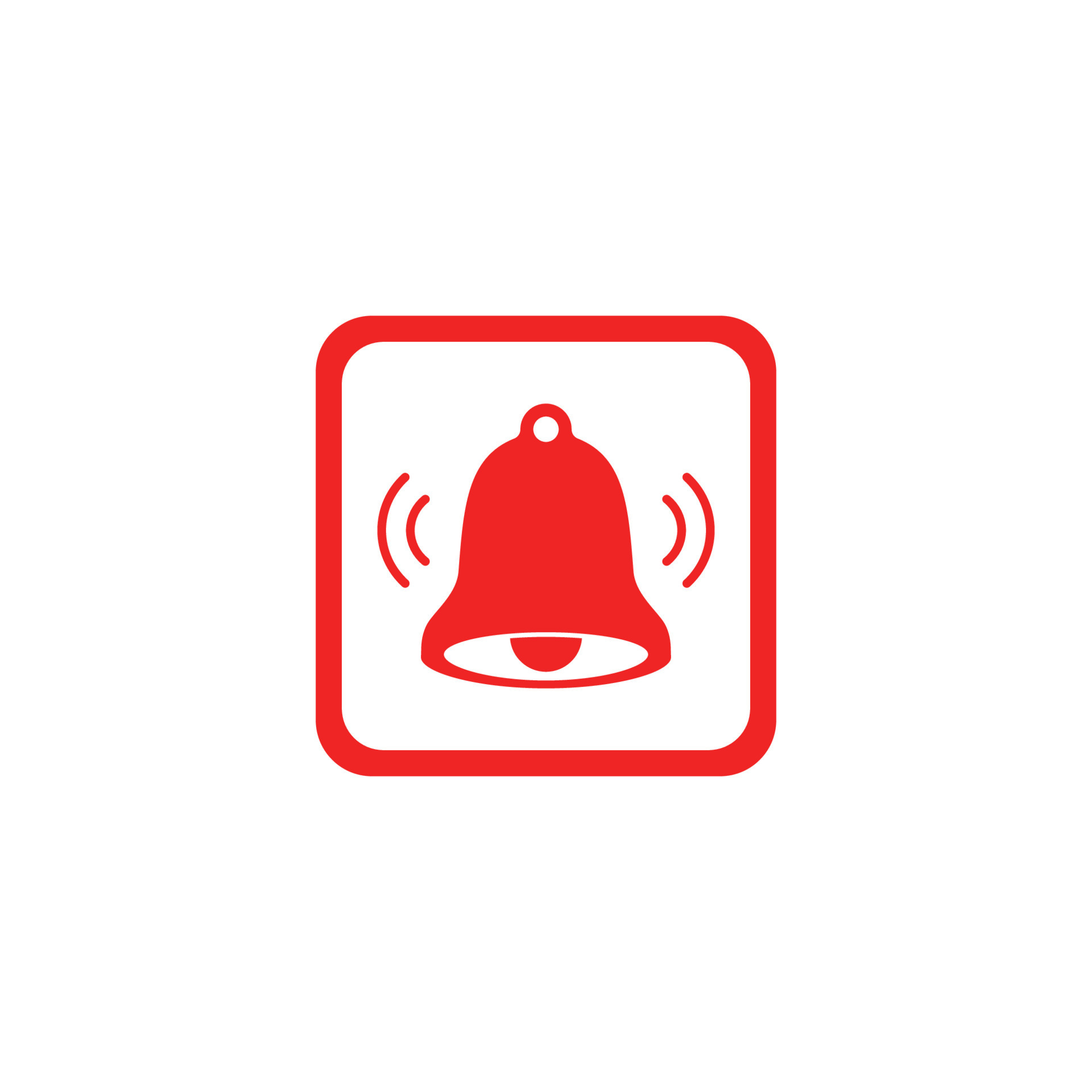 Vector Alarm bell logo icon template vector illustration 15027274