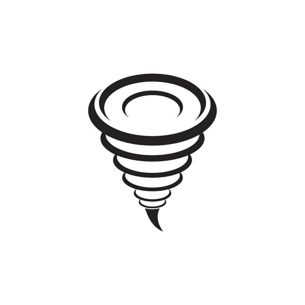 Tornado logo template symbol vector illustration