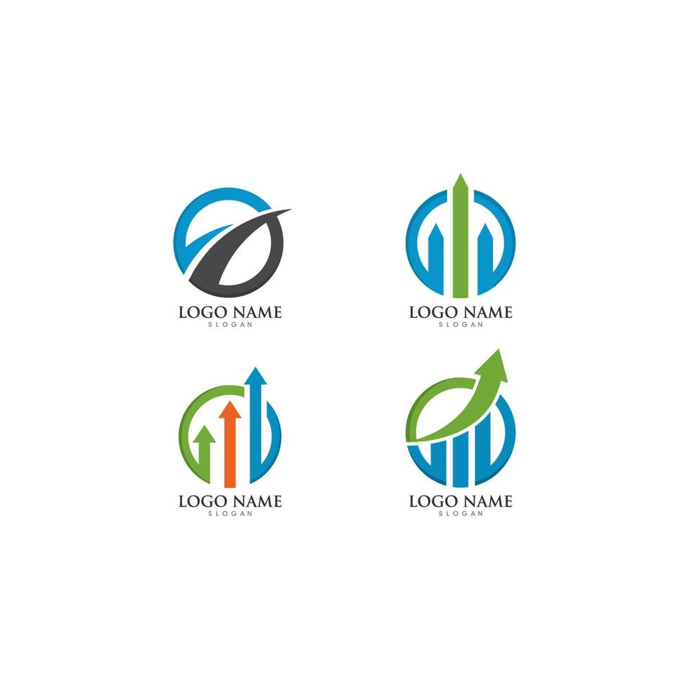 vector de plantilla de logotipo profesional de finanzas comerciales