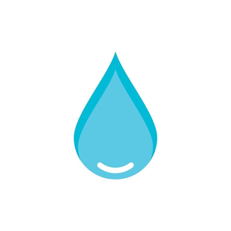 conjunto de símbolos abstractos de gotas de agua, logotipo vector